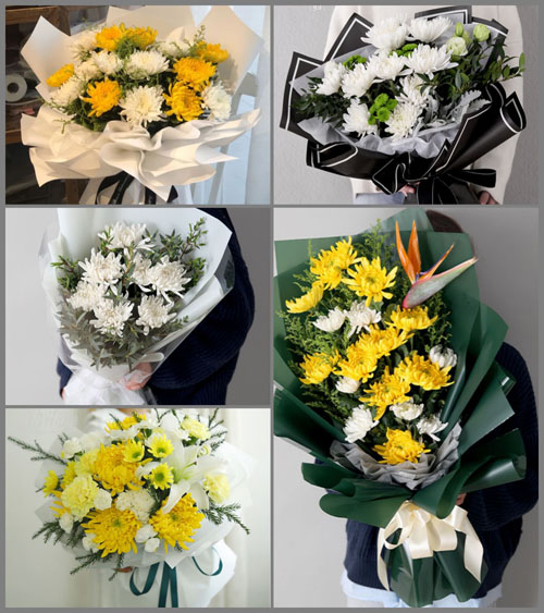 江苏扬州仪征市真州镇城北社区白事花束代送
